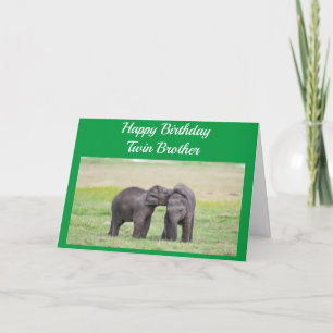 GLÜCKLICHER GEBURTSTAG FÜR MEINEN **ZWEI BRUDER** KARTE