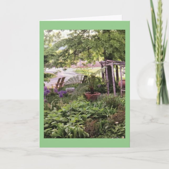 GLÜCKLICHER GEBURTSTAG ***FÜR SIE, SCHÖN*** KARTE (Vorderseite)