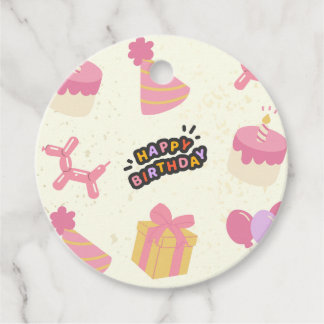 glücklicher Geburtstag Geschenkanhänger