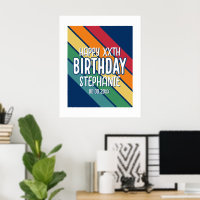 Glücklicher Geburtstag - Jahr hinzufügen und Name 