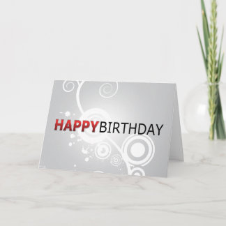 Glücklicher Geburtstag Karte