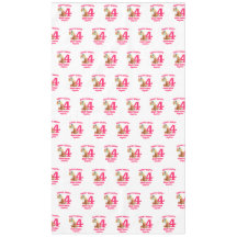 GLÜCKLICHER GEBURTSTAG Mädchen Teddybär 4. Geburts
