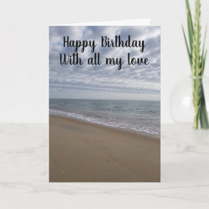 GLÜCKLICHER GEBURTSTAG MIT *ALL MEINE LIEBE* FEIER KARTE