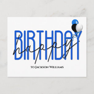 Glücklicher Geburtstag Party Luftballons Einladung