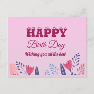 Glücklicher Geburtstag 😍 😍 😍 Postkarte