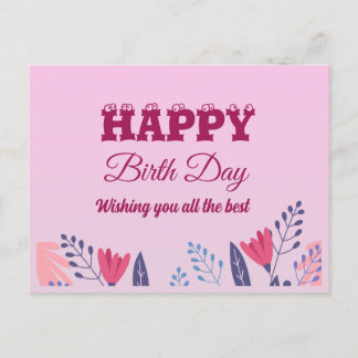 Glücklicher Geburtstag 😍 😍 😍 Postkarte