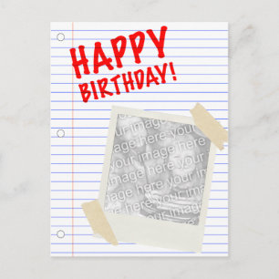 glücklicher Geburtstag Postkarte