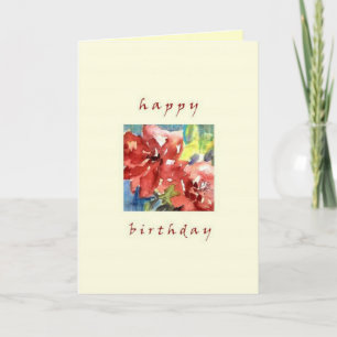 glücklicher Geburtstag, Rose Karte