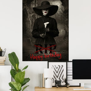 Glücklicher Geburtstag Sarkastisch Poster