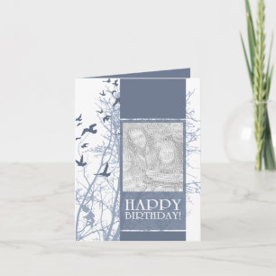 glücklicher Geburtstag (Silhouette) Karte