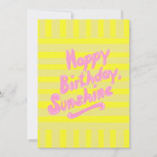 Glücklicher Geburtstag Sonnenschein Gruß Postkarte
