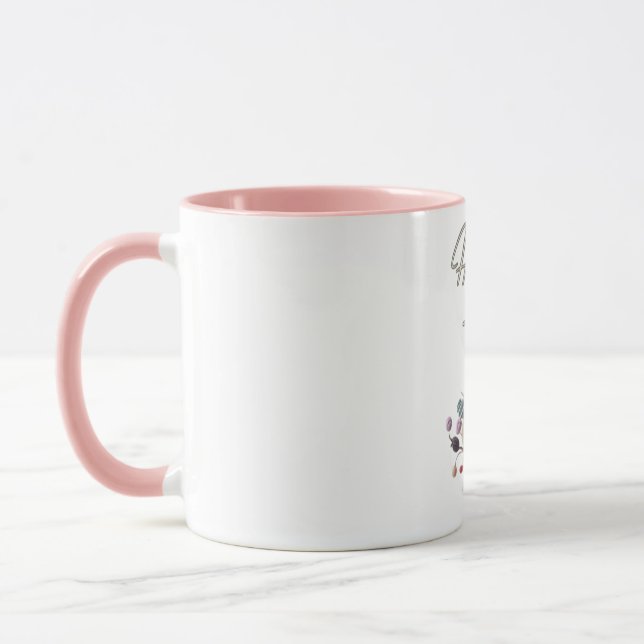 Glücklicher Geburtstag Tasse – Farb Geschenk für e (Links)