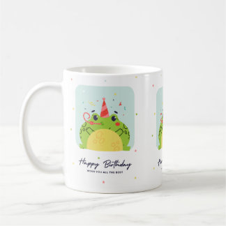 Glücklicher Geburtstag Tasse – Farbiger Spaß Gebur