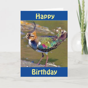 GLÜCKLICHER GEBURTSTAG VON "KOLISCHER BIRD" KARTE