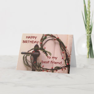 GLÜCKLICHER GEBURTSTAG "ZU MEINEM BESTEN FREUND" KARTE
