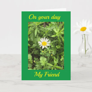 GLÜCKLICHER GEBURTSTAG *ZU MEINEM FREUND* KARTE