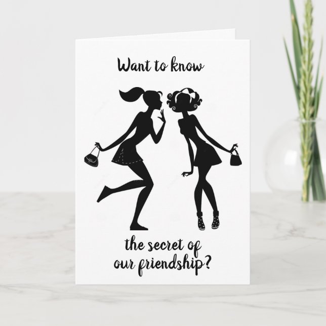 **GLÜCKLICHER GEBURTSTAG ZU MEINER BESTEN FREUND** KARTE (Vorderseite)