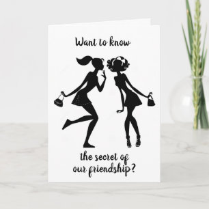 **GLÜCKLICHER GEBURTSTAG ZU MEINER BESTEN FREUND** KARTE