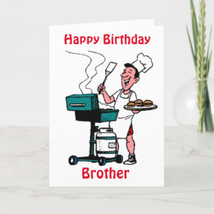 GLÜCKLICHER GEBURTSTAG ZUM BESTEN GRILL MASTER *BR KARTE