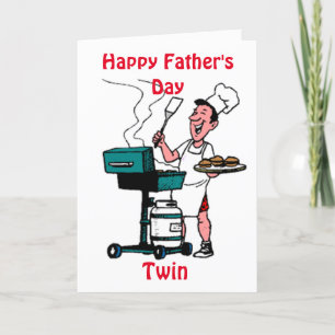 GLÜCKLICHER GEBURTSTAG ZUM BESTEN GRILL MASTER *BR KARTE