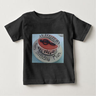 Glücklicher Geburtstagskuchen Baby T-shirt