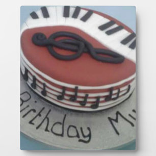 Glücklicher Geburtstagskuchen Fotoplatte