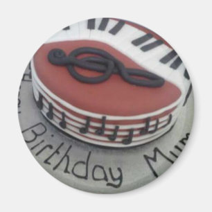 Glücklicher Geburtstagskuchen Magnet