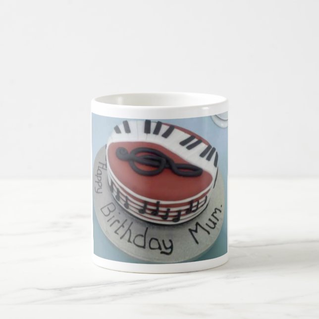 Glücklicher Geburtstagskuchen Tasse (Mittel)