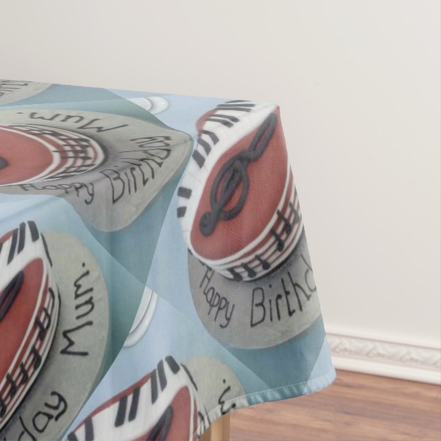 Glücklicher Geburtstagskuchen Tischdecke (Beispiel)