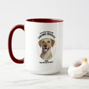 Glücklicher Gelbe Labrador Tasse