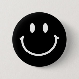 Glücklicher Gesicht Knopf Button