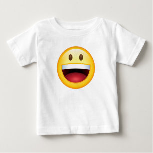 Glücklicher GesichtEmoticon Baby T-shirt