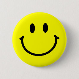 Glücklicher Gesichts-Knopf Button