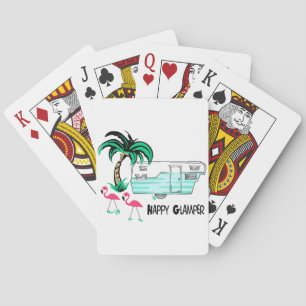 Glücklicher Glamper Spielkarten