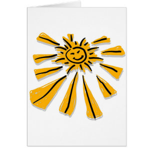 Glücklicher glänzender Sun