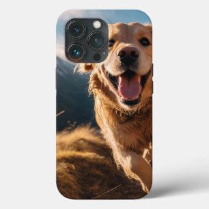 Glücklicher Golden Retriever läuft  Case-Mate iPhone Hülle