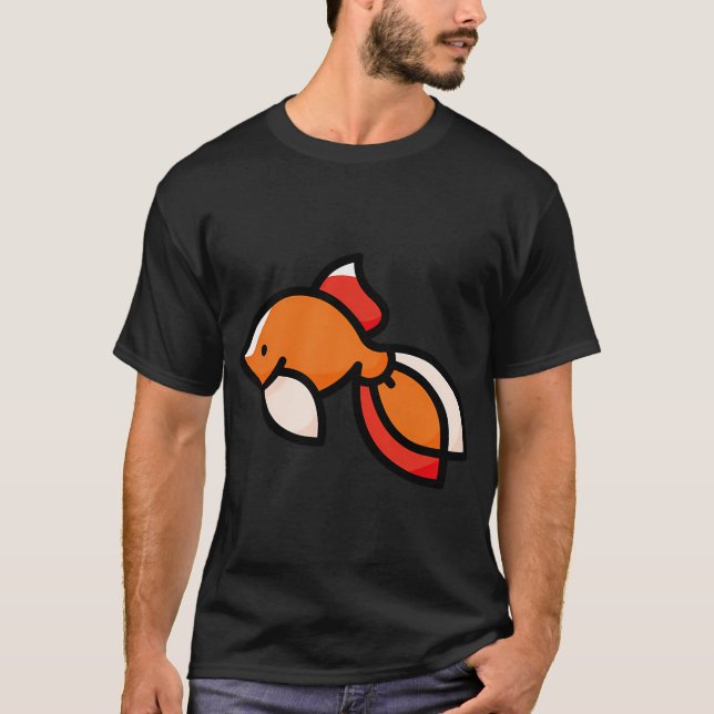 Glücklicher Goldfisch T-Shirt (Vorderseite)