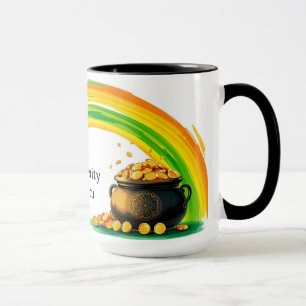 Glücklicher Goldmünzen-Topf St. Patrick's Day Tasse