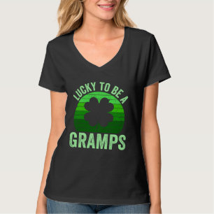 Glücklicher Gramps Leprechaun Shamrock St Patricks T-Shirt