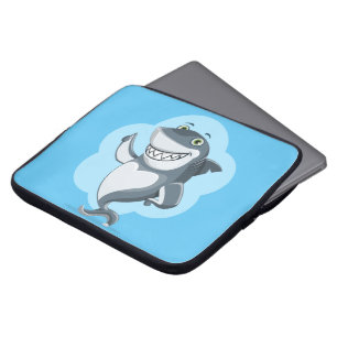 Glücklicher Haifisch Laptopschutzhülle