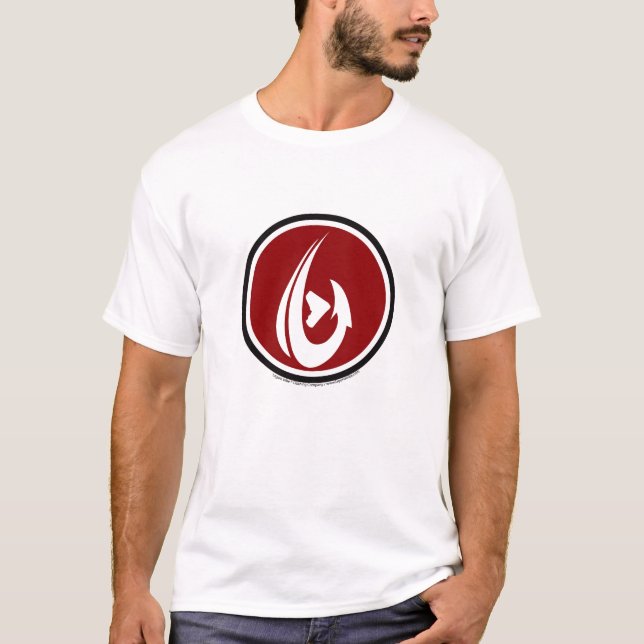 Glücklicher Haken durch LAGUNA-Stamm T-Shirt (Vorderseite)