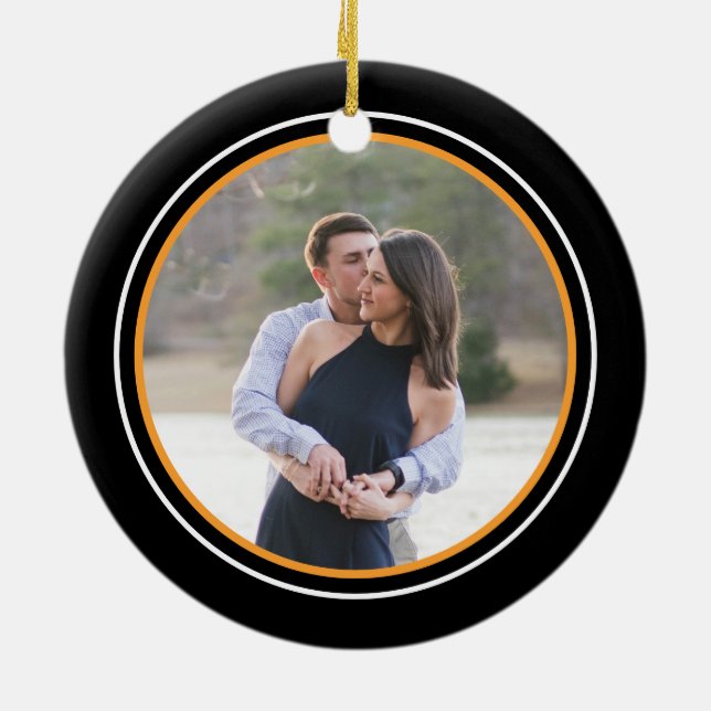 glücklicher halber Sake Keramik Ornament (Hinten)