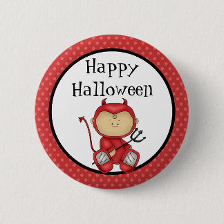 Glücklicher Halloween-Kinderböse Button