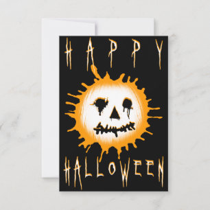 glücklicher halloween splatolantern einladung
