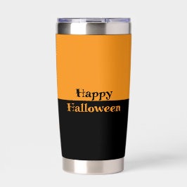 glücklicher Halloween-Thermal-Tumbler Thermobecher