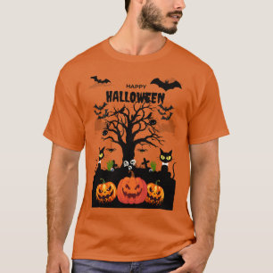 glücklicher Hals in sprichwörtlichem Schriftart T-Shirt