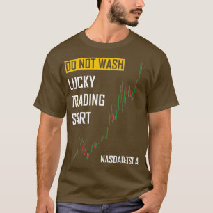 Glücklicher Handel Tesla Stock nicht Wash Bull T-Shirt
