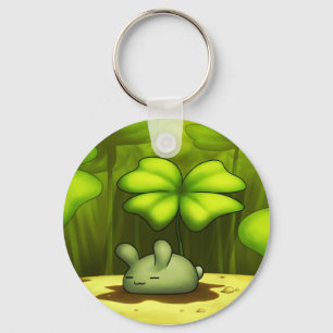 Glücklicher Häschen-Schlüsselanhänger Schlüsselanhänger