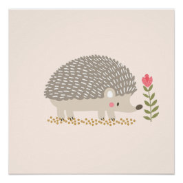 Glücklicher Hedgie Poster