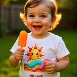Glücklicher, heller Sonnensommer Baby T-shirt